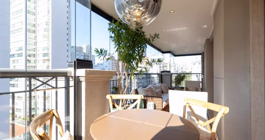 Moema - Apartamento com 302 m², 4 dormitórios 4 Suíte 5 vagas - Juscelino 11 995744180