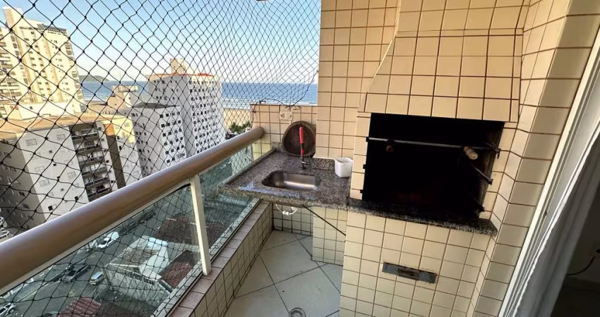 1 dorm com Sacada Gourmet Vista Pro Mar