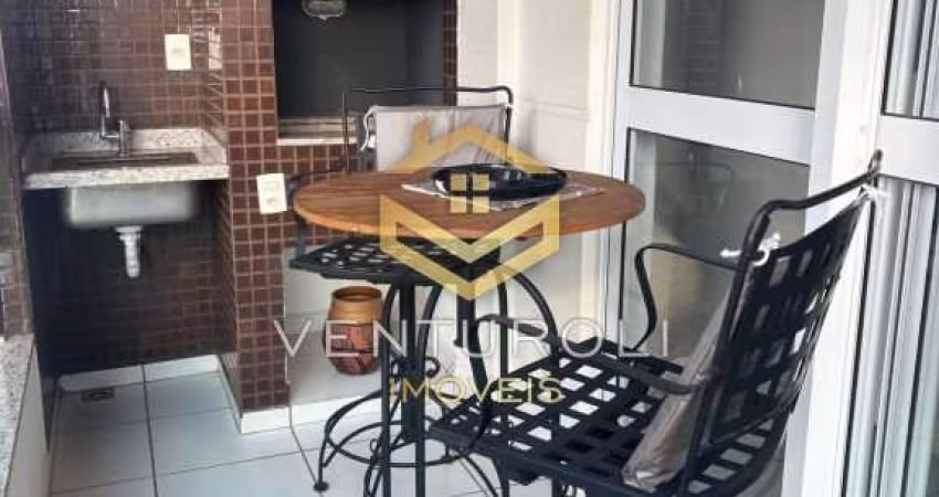 Excelente Apartamento Mobiliado com Varanda Gourmet Próximo a Faculdades