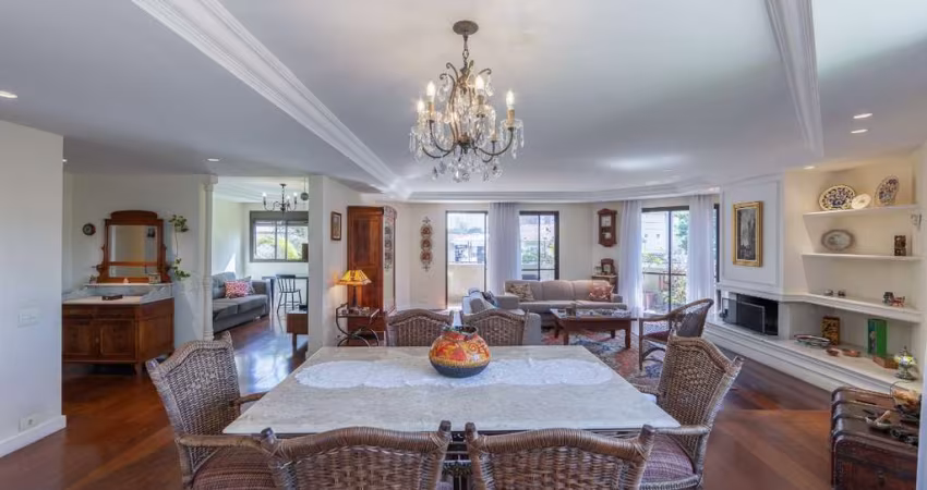 Confortável apartamento tipo para venda com 4 quartos, sendo 3 suítes, 221m²