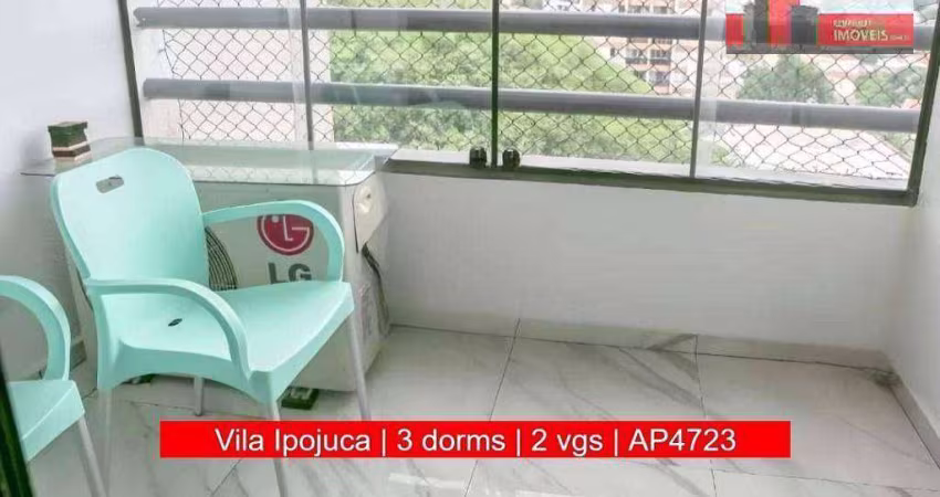 Apartamento R. Tonelero, 482 - Vila Ipojuca, 73m², 3 dorms, Harmony
