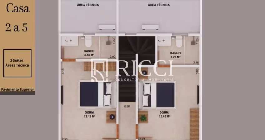 Casa com 2 quartos à venda no Marapé, Santos 
