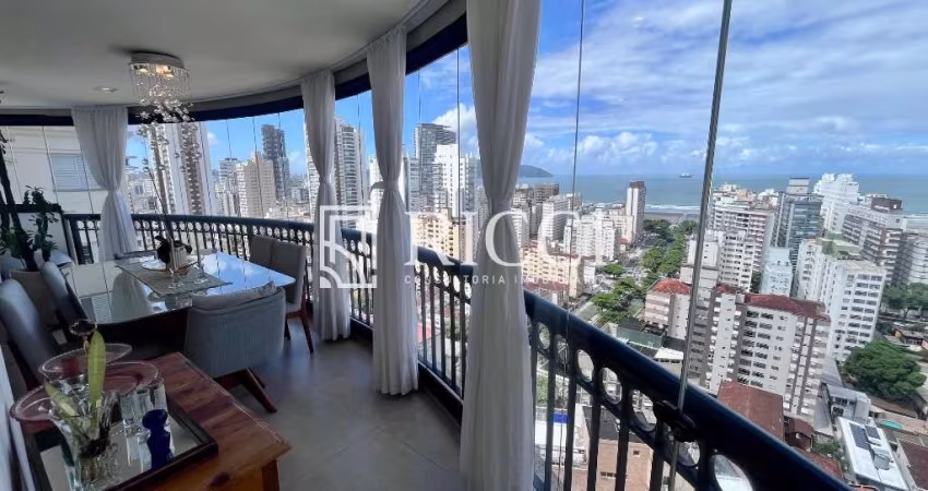 Imperdível cobertura de alto padrão com 2 suítes no José Menino, Santos-SP - 150 m², 4 salas, 3 banheiros, 3 vagas!