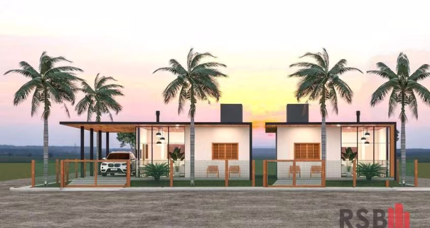 Casa com 2 dormitórios à venda, 77 m² por R$ 335.000,00 - Jardim America - Passo de Torres/SC