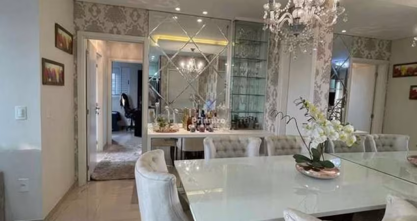 Apartamento 3 quartos, sendo 1 suíte,1 vaga de garagem, mobiliado