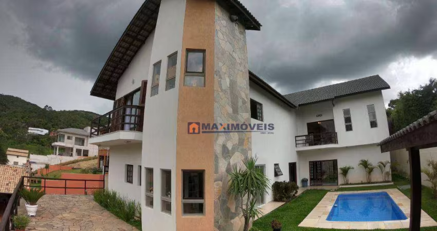 Casa com 4 dormitórios, 545 m² - venda por R$ 1.850.000 ou aluguel por R$ 8.000/mês - Estância Santa Maria do Portão - Atibaia/SP