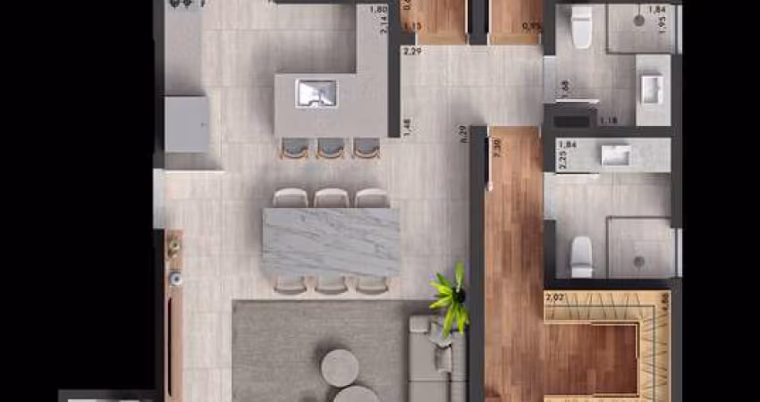 Apartamento 3 quartos - Bom Pastor