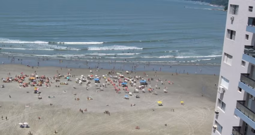 Apartamento com 1 dormitório pé na areia, com vista mar, 1 quarto, sala, cozinha e banheiro , financiável! por R$ 290.000 - José Menino - Santos/SP