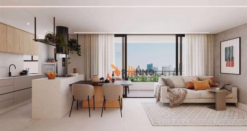 Apartamento 2 suítes, 1 vaga, 92 m² no bairro Cabral.