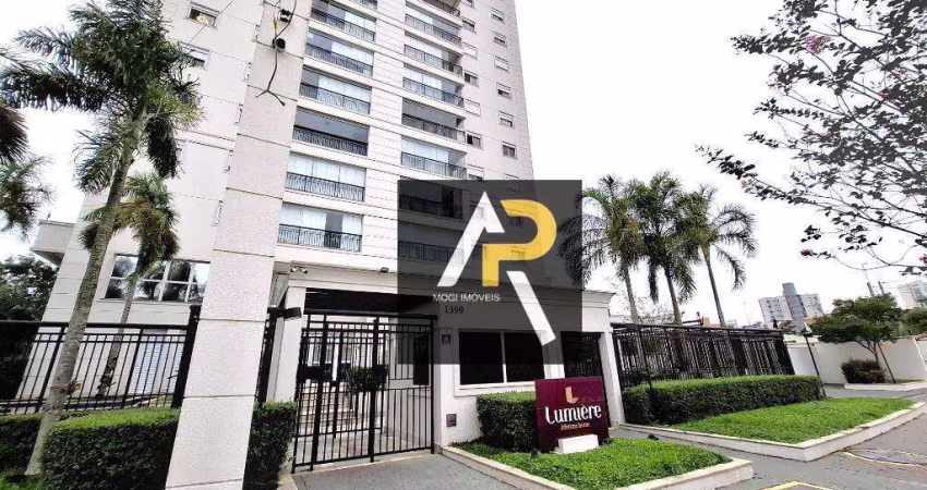 Apartamento a venda com 3 quartos sendo 1 suíte e varanda gourmet 100 m² no Edifício Lumière - Jardim Armênia, Mogi das Cruzes/SP