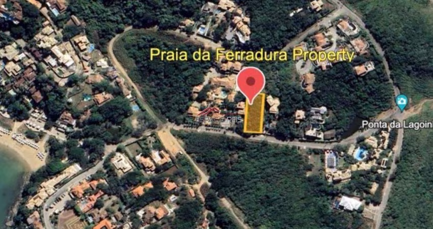 Terreno com projeto e vista na Ferradura Búzios