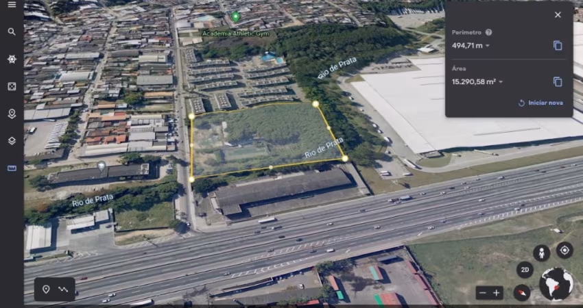 Área de 15.299,58m2 avenida Gonçalves Gato centro de Belford roxo