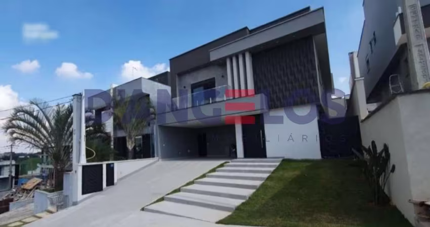 Sobrado de Luxo em Condomínio no Residencial Real Park em Arujá-SP: 4 suítes, 2 salas, 5 banheiros, 282m².