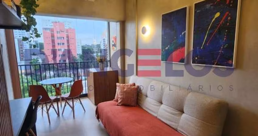 Apartamento Mobiliado para locação na Vila Madalena, São Paulo-SP: 1 quarto, 1 sala, 1 banheiro, 1 vaga de garagem!