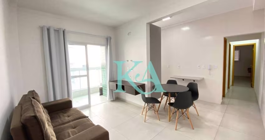Apartamento com 2 dormitórios para alugar, 66 m² por R$ 3.600/mês - Canto do Forte - Praia Grande/SP