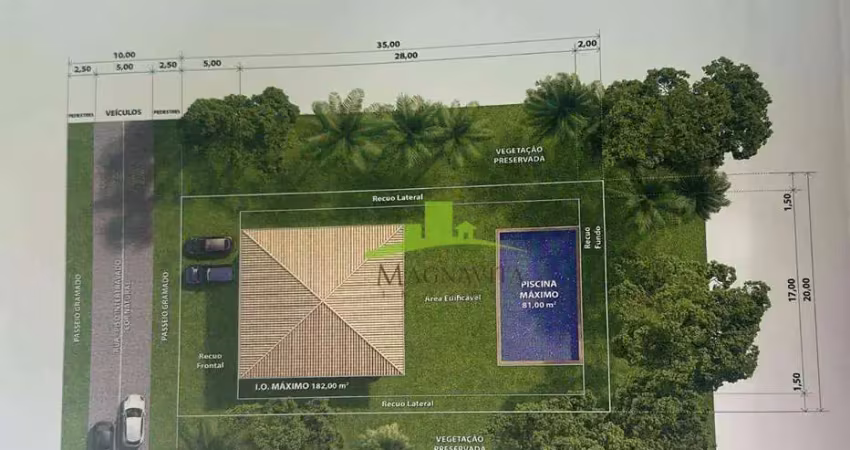 Terreno à Venda, Praia Bella, Praia do Forte, 700m², Lote Nascente, Condomínio Fechado, Localização Privilegiada, Litoral Norte da Bahia. Valorizado!