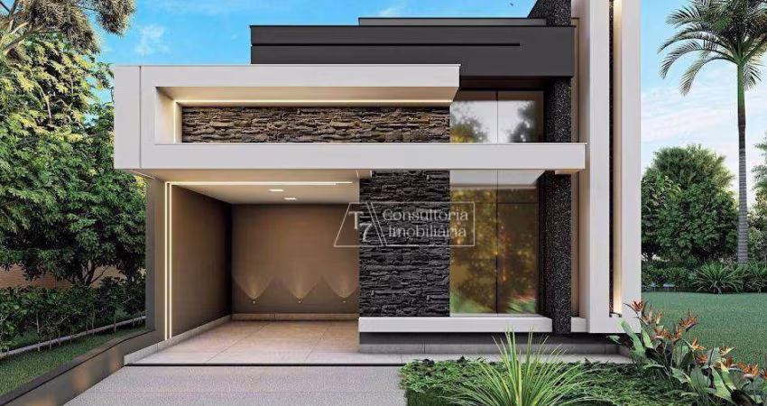 Casa com 3 dormitórios à venda, 138 m² por R$ 1.250.000 - Condomínio Park Gran Reserve - Indaiatuba/SP
