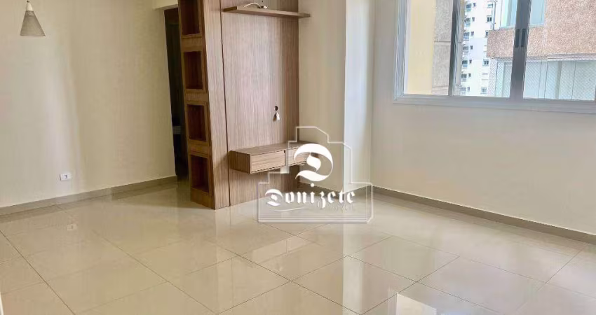 Apartamento com 2 dormitórios para alugar, 65 m² por R$ 4.350,00/mês - Jardim - Santo André/SP
