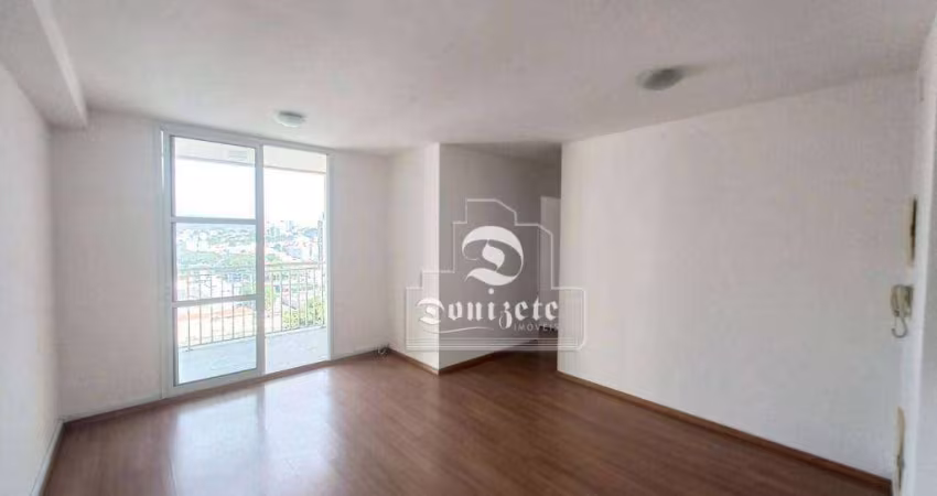 Apartamento com 3 dormitórios para alugar, 73 m² por R$ 3.485,00/mês - Jardim - Santo André/SP