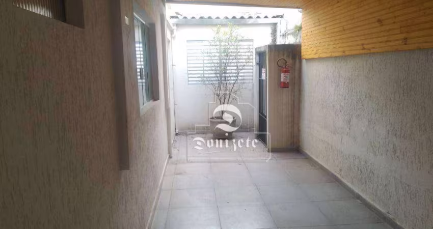 Casa com 1 dormitório para alugar, 100 m² por R$ 5.543,00/mês - Jardim - Santo André/SP