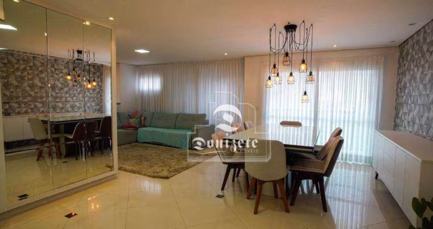Apartamento com 4 dormitórios à venda, 191 m² por R$ 2.300.000,00 - Jardim - Santo André/SP