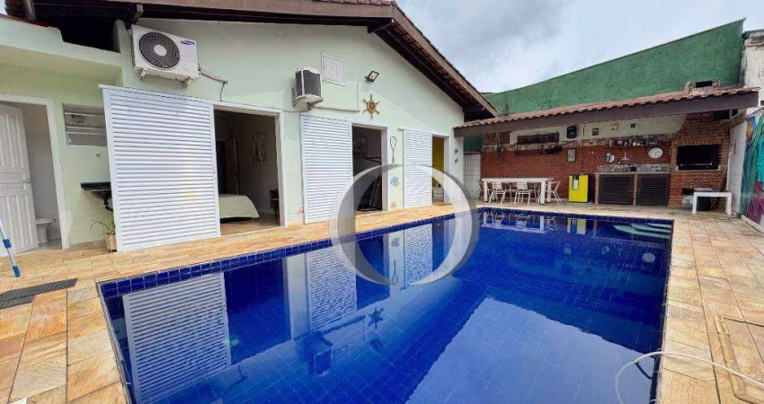 Jd. Albamar - Casa com 4 dormitórios à venda, 180 m² por R$ 950.000 - Jardim Albamar - Guarujá/SP