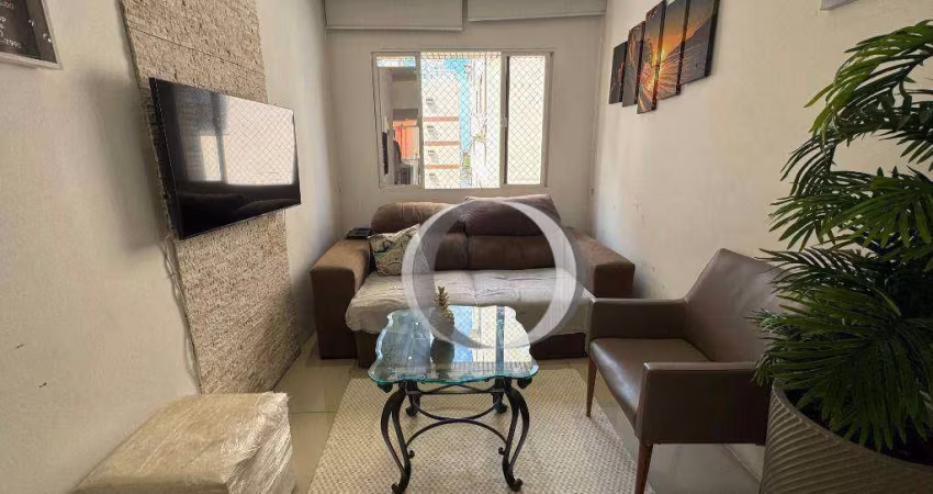 Apartamento com 2 dormitórios à venda, 55 m² por R$ 280.000,00 - Enseada - Guarujá/SP