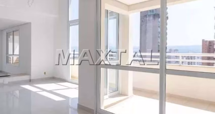 Cobertura em Santana, de 315m². Com 4 dormitórios, 4 suítes,5 banheiros e 5 vagas de garagem.
