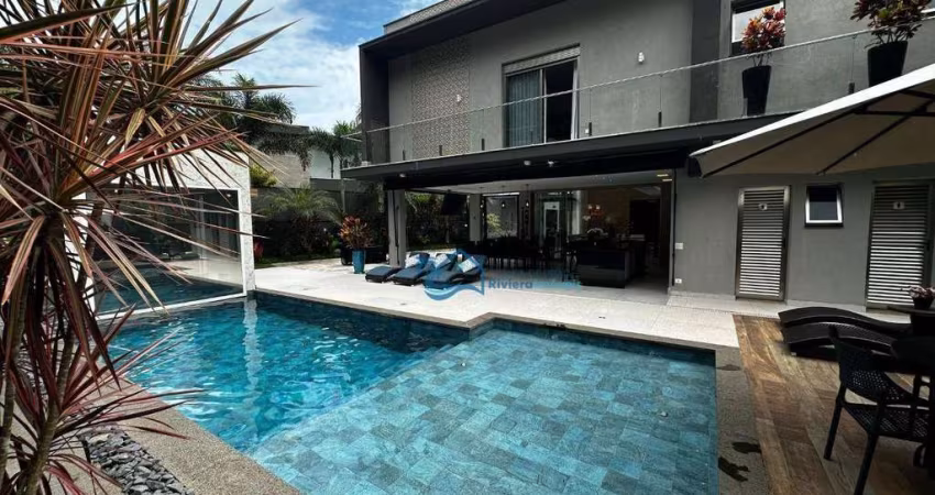 Casa com 5 dormitórios à venda, 416 m² por R$ 13.900.000,00 - Riviera Módulo 12 - Bertioga/SP