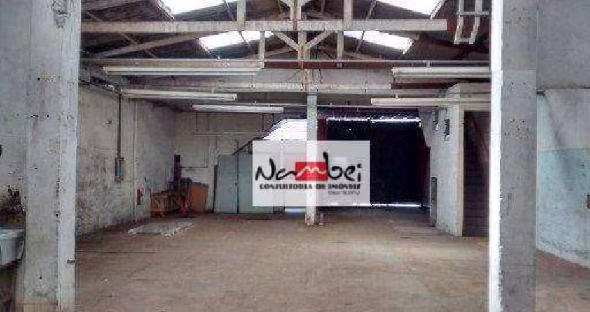 Galpão Industrial  600 m² - venda por R$ 2.000.000 ou aluguel por R$ 8.545/mês - Vila Antonieta - São Paulo/SP