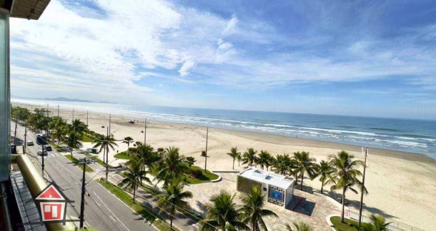 Belíssimo apartmento frente mar 2 quartos à venda no bairro Maracanã em Praia Grande SP.