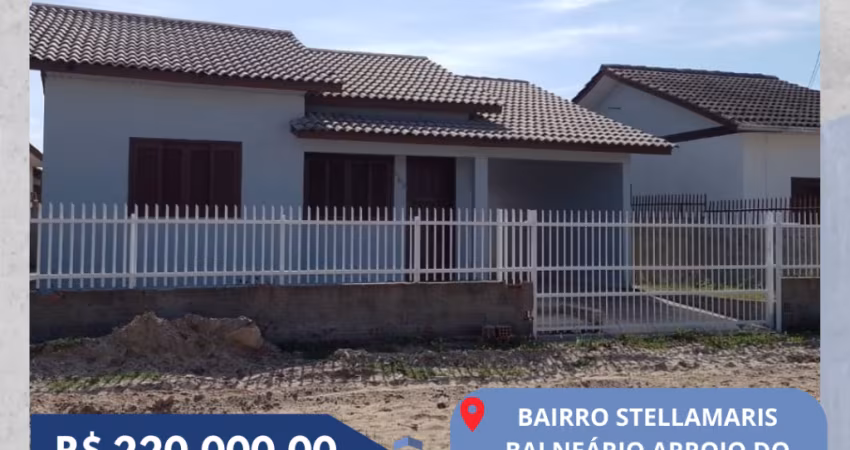 Casa à venda e  Financiável no Bairro Stella Maris - Balneário Arroio do Silva - SC!