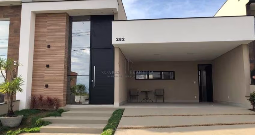 Casa de luxo em condomínio no Jardim Residencial Viena, Indaiatuba-SP: 3 quartos, 3 suítes, 2 salas, 5 banheiros, 4 vagas, 160 m².