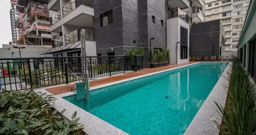 Apartamento 2 dormitórios com varanda e vaga a 500m da Oscar Freire