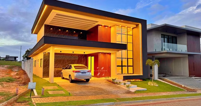 Luxuosa casa no Condomínio Yby Natureza, 3 suítes, piscina