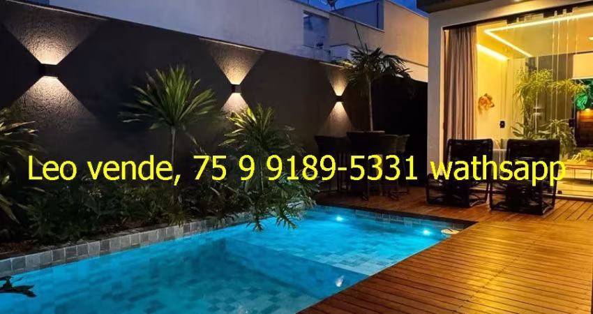 Linda casa Papagaio, 4 suítes, closet, piscina, goumert