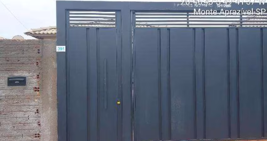 Casa para venda em Monte Aprazível de 160.00m² com 2 Quartos e 2 Garagens