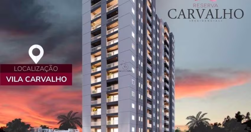 Apartamento para venda em Vila Carvalho de 49.98m² com 1 Quarto, 1 Suite e 1 Garagem