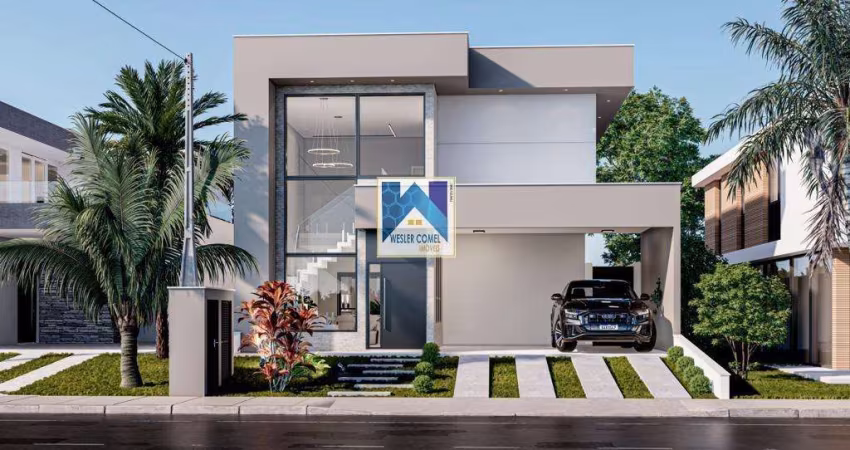Sobrado para venda em Cézar De Souza de 203.00m² com 3 Quartos, 3 Suites e 4 Garagens