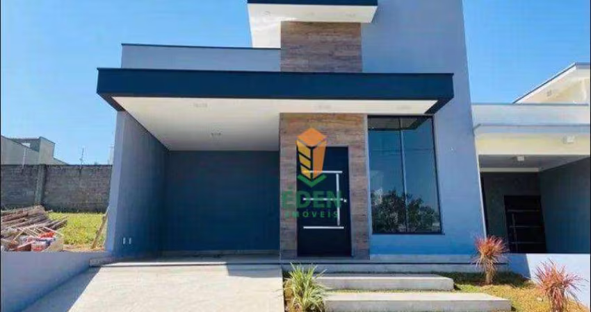Casa de Condomínio para venda em Condomínio Residencial Villaggio Ipanema I de 110.00m² com 3 Quartos, 1 Suite e 2 Garagens