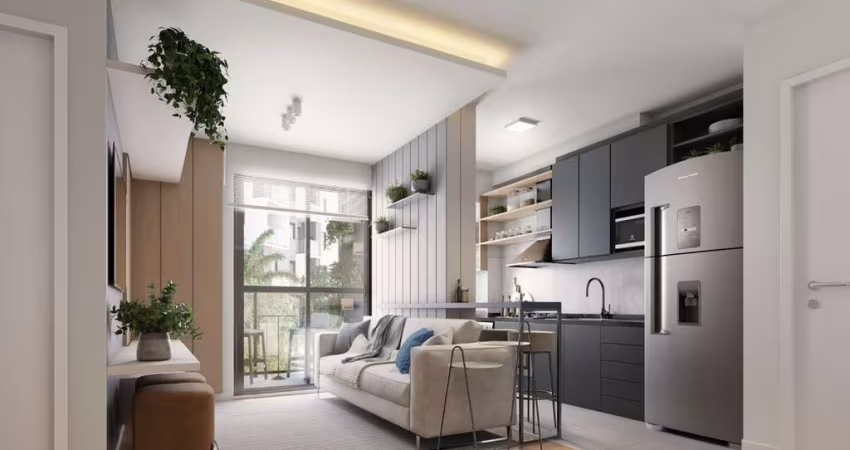 Apartamento para venda em Hauer de 48.00m² com 2 Quartos e 1 Garagem