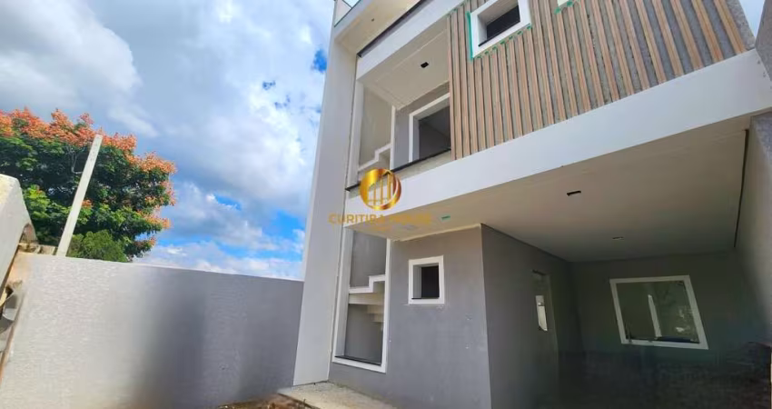 Sobrado de 3 dormitórios com suíte e amplo terraço para área gourmet no Sitio Cercado.