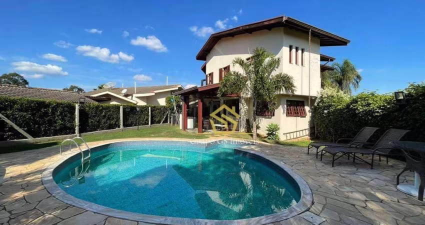 Casa com 4 dormitórios à venda, 460 m² por R$ 2.250.000,00 - Condomínio Chácara Flora - Valinhos/SP