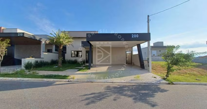 Casa térrea, 3 quartos sendo 2 suítes, 160m², 2 vagas.