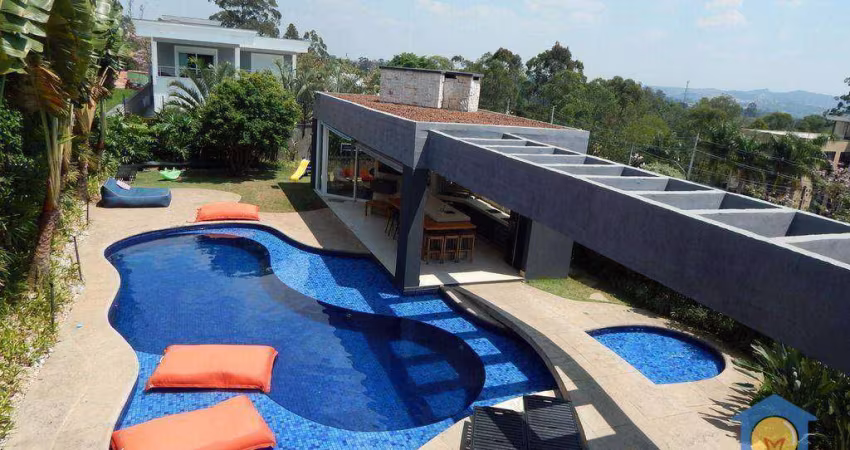 Casa com 4 dormitórios à venda, 500 m² por R$ 3.900.000,00 - Chácaras São Carlos - Cotia/SP