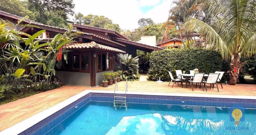 Casa térrea com 4 dormitórios, 320 m² - venda por R$ 2.900.000 ou aluguel por R$ 20.000/mês - Bairro Moinho Velho - Cotia/SP