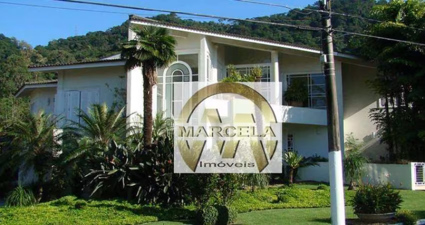 Casa a venda e locação com 5 suites, 8 vagas - Graville - Praia da Enseada - Guarujá/SP
