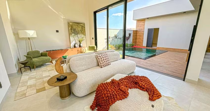 Linda casa no condomínio Green Park com cozinha gourmet