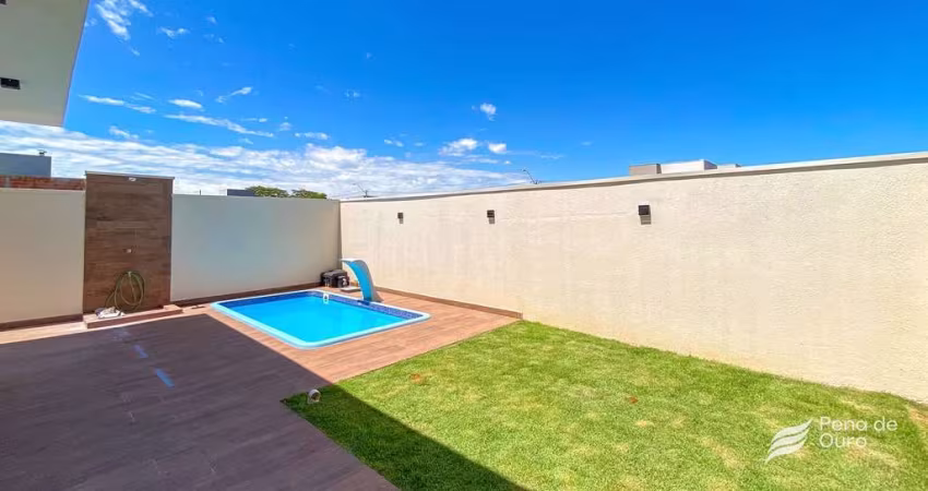 Casa nova com piscina no Condomínio Boa Vista em Birigui
