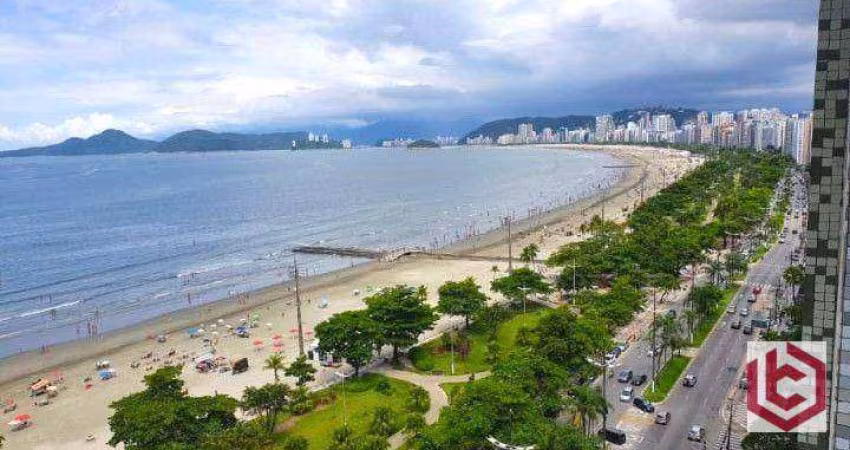 Apartamento com 2 dormitórios à venda, 67 m² por R$ 657.000,00 - Aparecida - Santos/SP